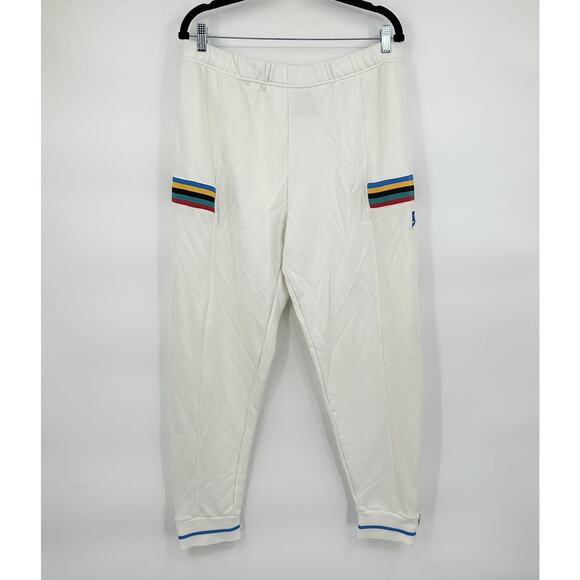 Nike 1988 Archive Reissue Cream Rainbow Jogger Pants Size XL - Picture 1 of 9